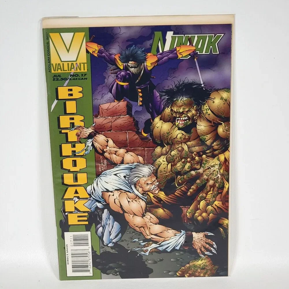 3 Book Lot NINJAK 4, 17, YearBook 1 Abnett Lanning Moretti | Valiant Comics 1994